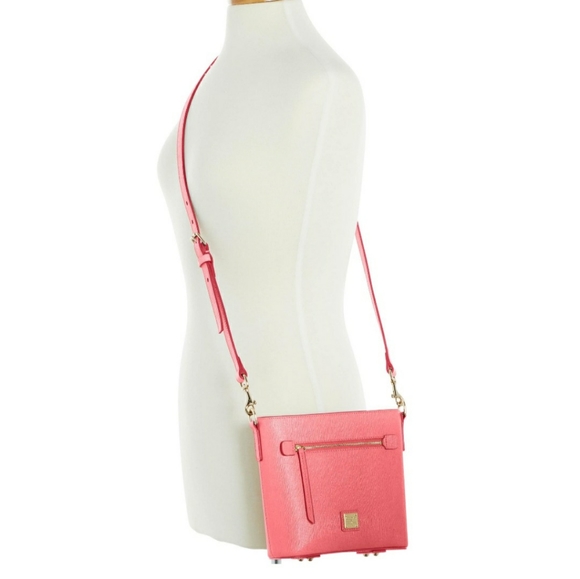 NWT Dooney & Bourke Saffiano Small Zip Crossbody - Picture 4 of 5